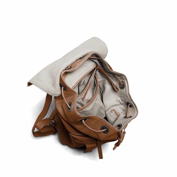 Day & Mood Leather Hannah Backpack - Cognac - Picture 3 of 8